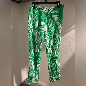 Lily putlizer print wide leg pants